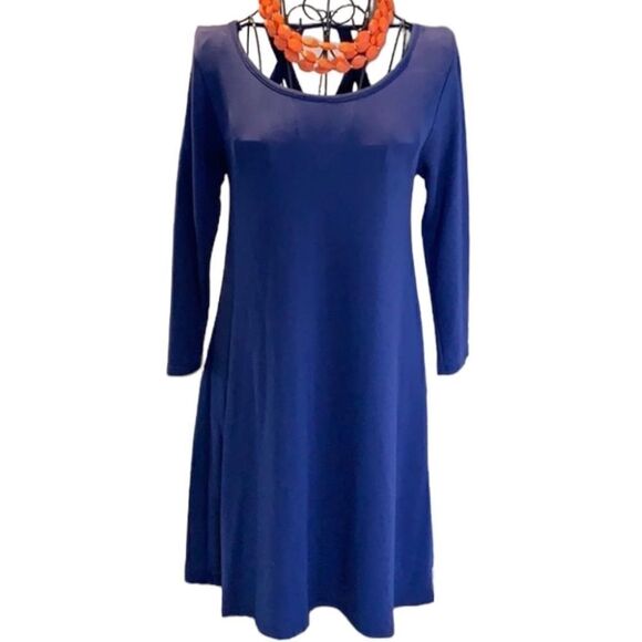 Alys loose long sleeve navy dress size XS - Picture 1 of 6